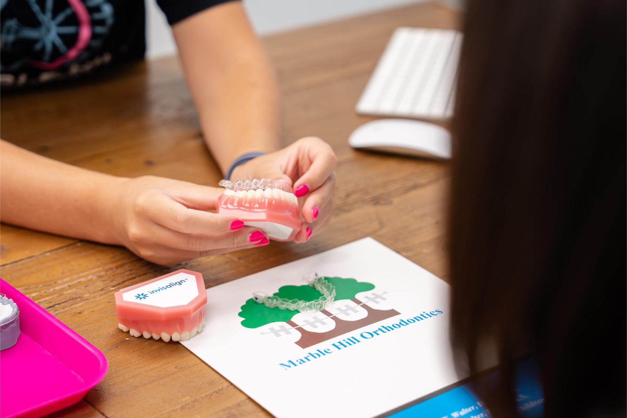 teen smiling with braces